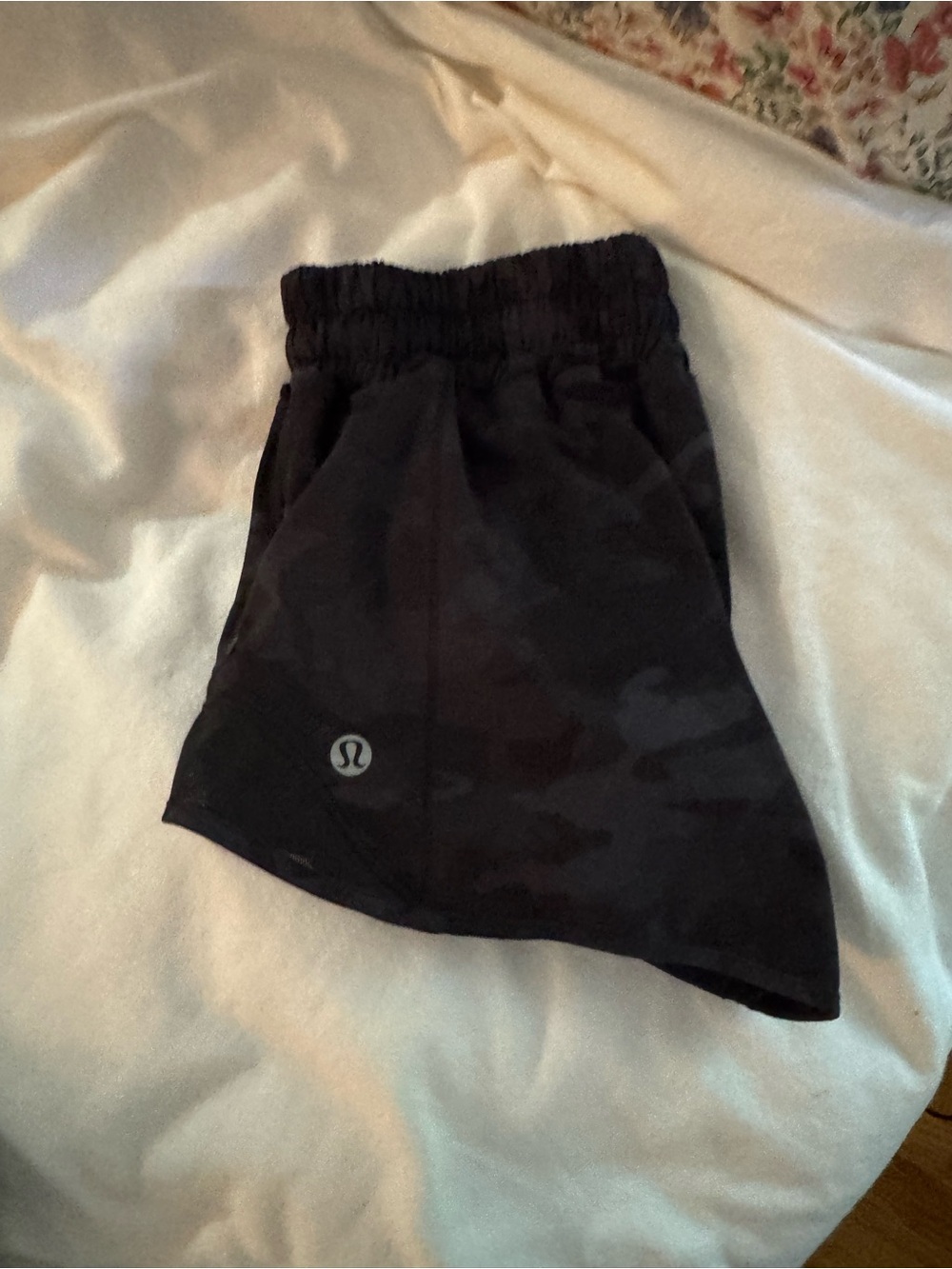 lululemon athletica Black camo Women's Athletic Shorts